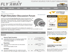 Tablet Screenshot of forum.flyawaysimulation.com